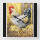 Search for country chicken posters clocks Rooster