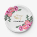 Search for dusty pink plates Sweet 16
