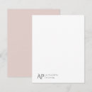 Search for plain pink note cards Chic