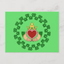 Search for claddagh cards invites Heart