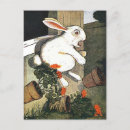 Search for vintage rabbit postcards Illustration