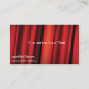 Search for curtain business cards Red
