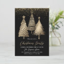 Search for gold glitter christmas invitations Modern