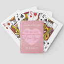 Search for engagement playing cards Typography