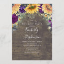 Search for barn birthday invitations Sunflowers