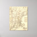Search for new england map canvas prints Shown