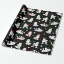 Search for poodle christmas wrapping paper Cute