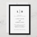Search for black and white engagement party invitations Calligraphy