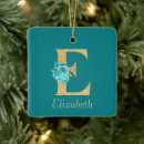 Search for letter e christmas tree decorations Initial
