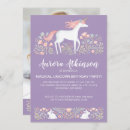 Search for unique birthday invitations Purple