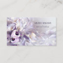 Search for purple flowers business cards Florist