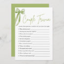 Search for bridal trivia games Elegant