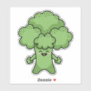 Search for cartoon broccoli stickers Happy