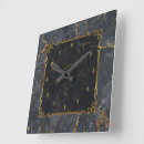 Search for black marble clocks Elegant