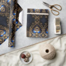 Search for steampunk wrapping paper Blue