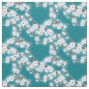 Search for teal and white pattern fabric Flowers