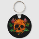 Search for red skull key rings Goth