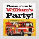Search for fire truck birthday invitations Firetruck birthday party