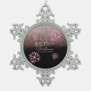 Search for sparkly christmas tree decorations Black