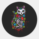 Search for sugar skull cat stickers Kitty
