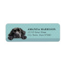 Search for newfoundland return address labels Dog
