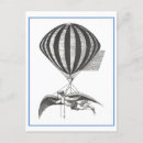 Search for vintage flight postcards Hot air balloon