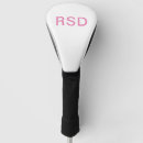 Search for monogrammed golf head covers Birthday