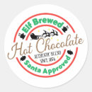 Search for hot chocolate stickers Santa