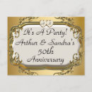 Search for 50th anniversary save the date postcards Fiftieth