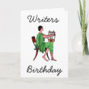 Search for writers birthday cards Author