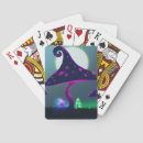 Search for mushroom playing cards Whimsical