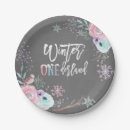 Search for winter onederland plates Silver
