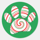 Search for red and white peppermint stickers Candy cane