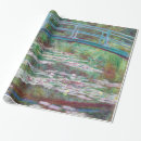 Search for bridge wrapping paper Water lilies
