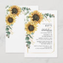 Search for floral 50th birthday invitations Greenery