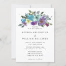 Search for purple and teal wedding invitations Flowers
