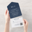Search for plain blue invitations Qr code