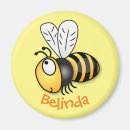 Search for flying bee magnets Cartoon