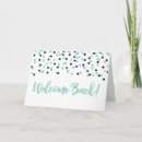 Search for welcome back cards Staff