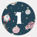 Search for space girl stickers 1st birthday