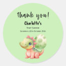 Search for dinosaur baby shower stickers Prehistoric