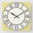 Search for vintage clock face art Yellow