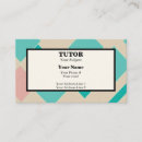 Search for geometric shape business cards Interior design