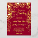 Search for ruby red wedding invitations Vintage