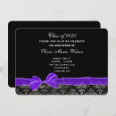 Search for damask graduation invitations Bow