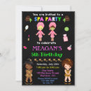 Search for salon birthday invitations Makeup