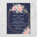 Search for copper and navy wedding invitations Flowers