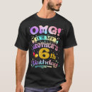 Search for 6th birthday tshirts Years