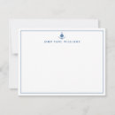 Search for coastal note cards Navy blue
