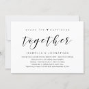 Search for happiness wedding invitations Heart